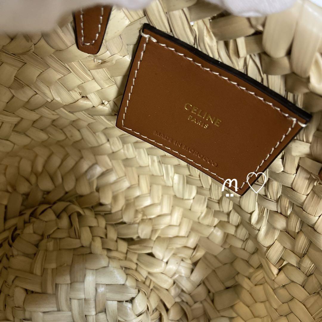 送料無料 CELINE セリーヌ ミニトリオンフパニエ かごバッグ 送料無料 CELINE セリーヌ ミニトリオンフパニエ かごバッグ