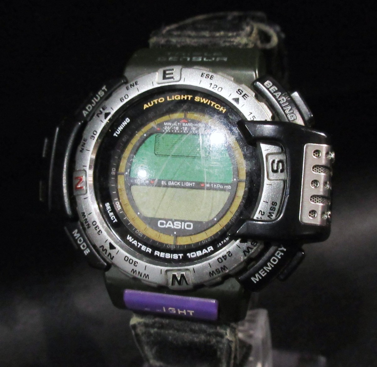 カシオ プロトレック PRO TREK PRT-40 腕時計 トリプルセンサー デジタル メンズ CASIO 電池切れ動作未確認の画像1