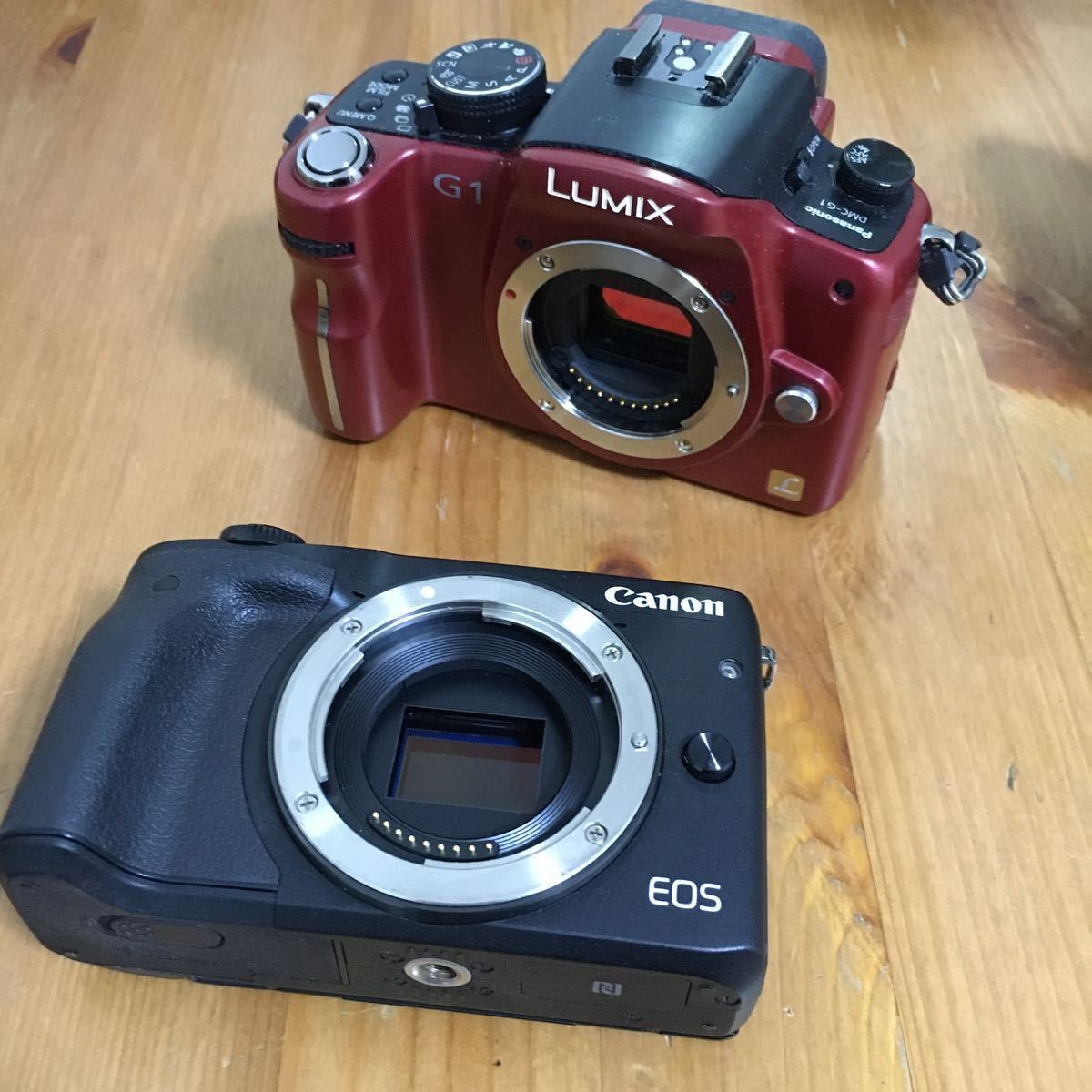 ミラーレス一眼カメラ 4台まとめ OLYMPUS PEN Lite E-PL7 PEN E-PL8 Panasonic LUMIX DMC-G1 Canon EOS M3_画像10