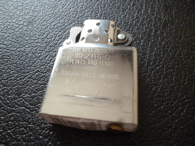 2002 ZIPPO CANADA・NIAGARA FASLLS ONTARIO・Bー０２・ジッポー・カナダ工場・最終年インサイドユニット・未使用_画像2