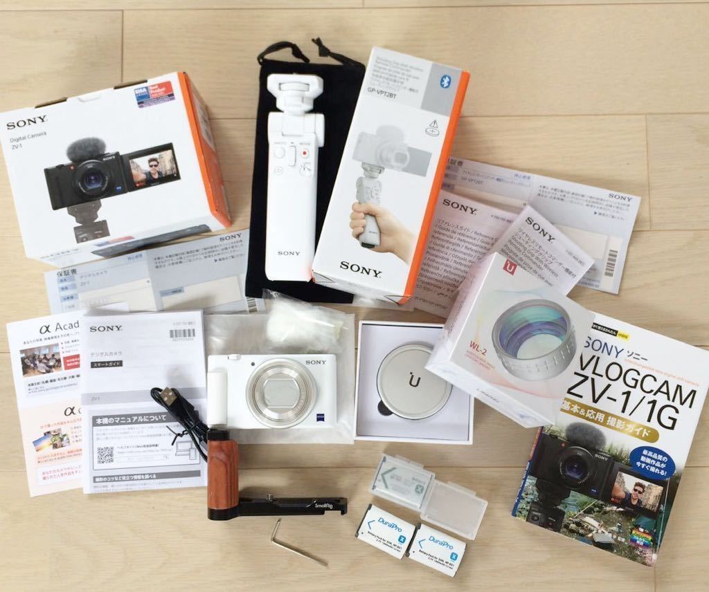 新品同様 SONY ソニー VLOGCAM ZV-1 / 未使用 シューティンググリップ