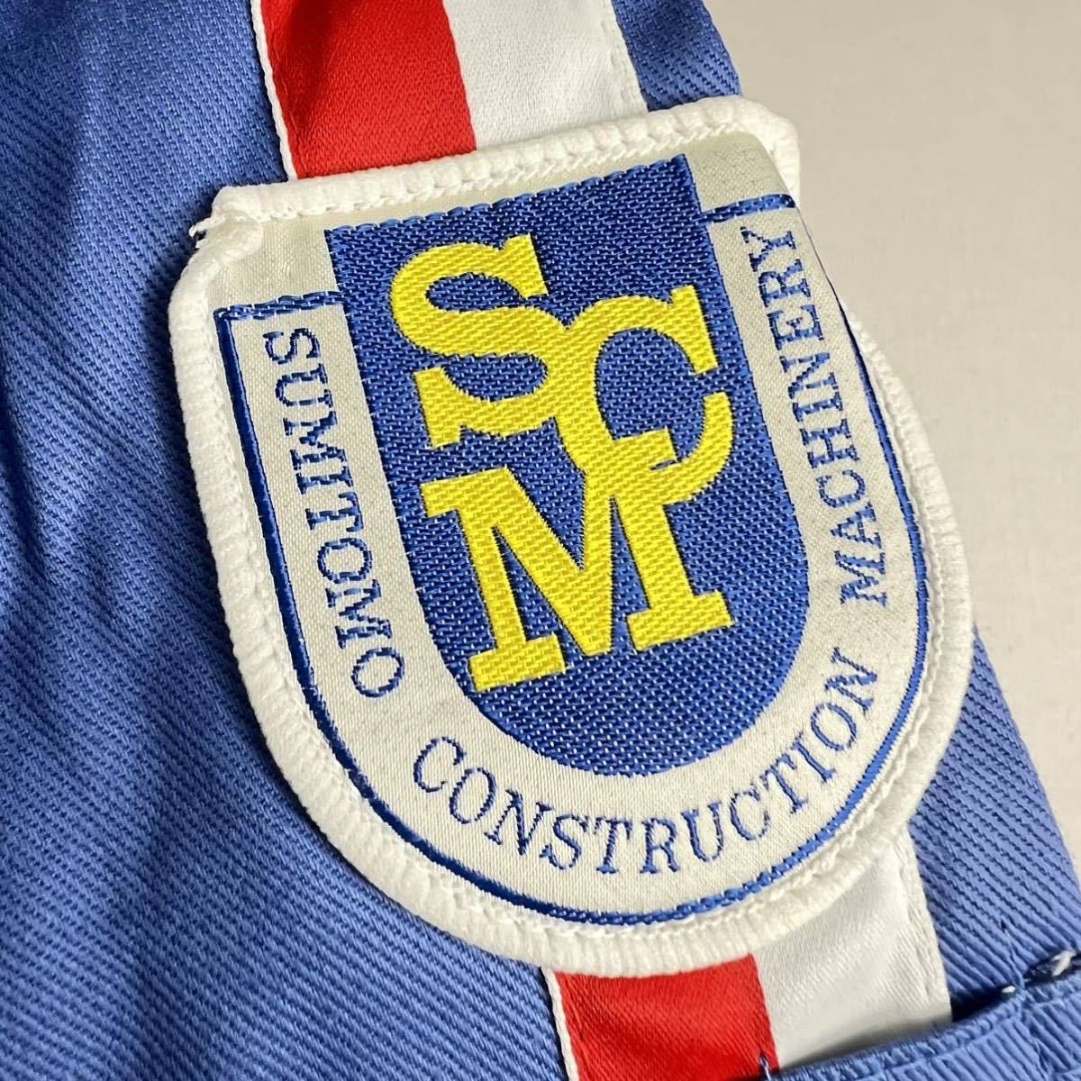  Vintage [SUMITOMO]SCM комбинезон сделано в Японии 3L Sumitomo строительная техника линия рабочая одежда retro Work 90s механик рабочая одежда Jump костюм все в одном 