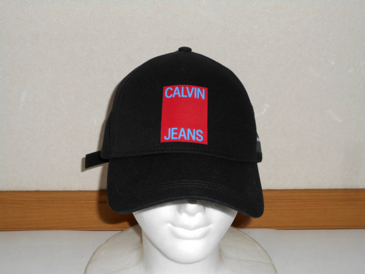 カルバンクライン　Calvin Klein jeans 　ロゴキャップ　　黒　　OS　　　　（３F　ハ大_画像1