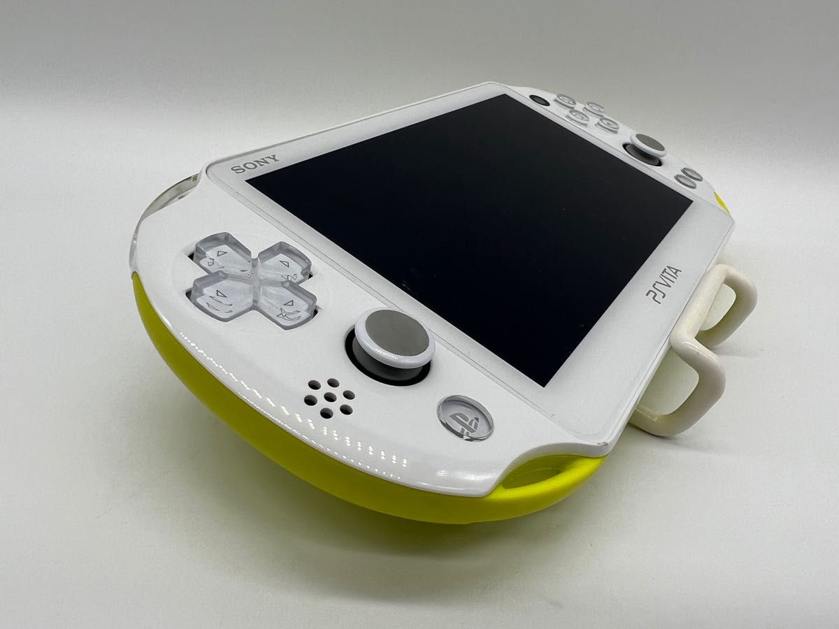 【完品・液晶美品】PS Vita PCH-2000 ライムグリーン ホワイト