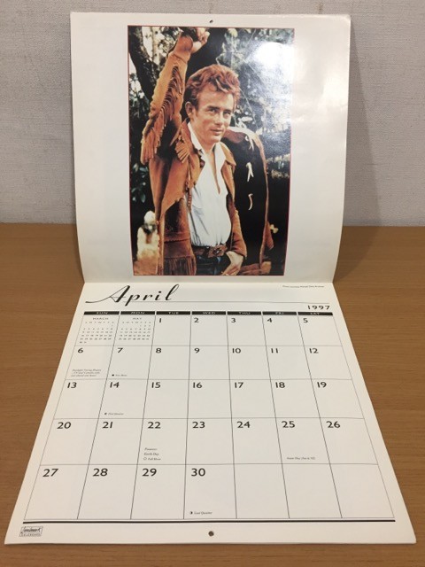 【送料160円】ジェームス・ディーン 1997年 ランドマークカレンダー [JAMES DEAN][Landmark Calendars]_画像2