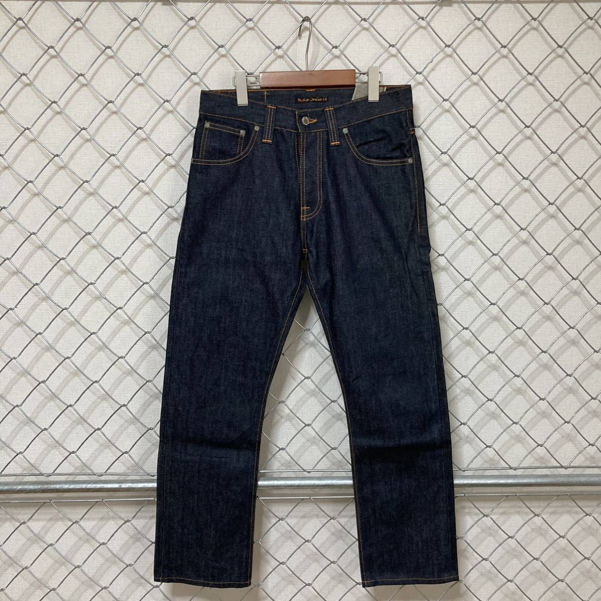 Nudie Jeans ヌーディージーンズ ボタンフライ デニムパンツ ジーンズ 30×32 未着用 美品_画像3