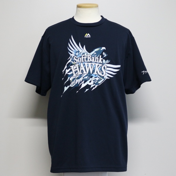 [ благотворительность ] Fukuoka SoftBank Hawks .. суша игрок faito! Kyushu p Ractis футболка 