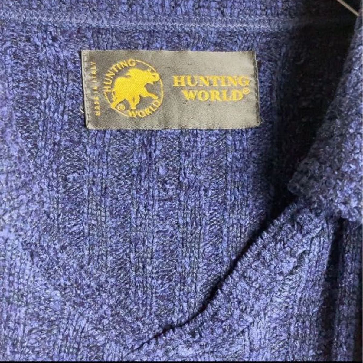 【HUNTING WORLD】ハンティングワールド★イタリア製 ニット セーター