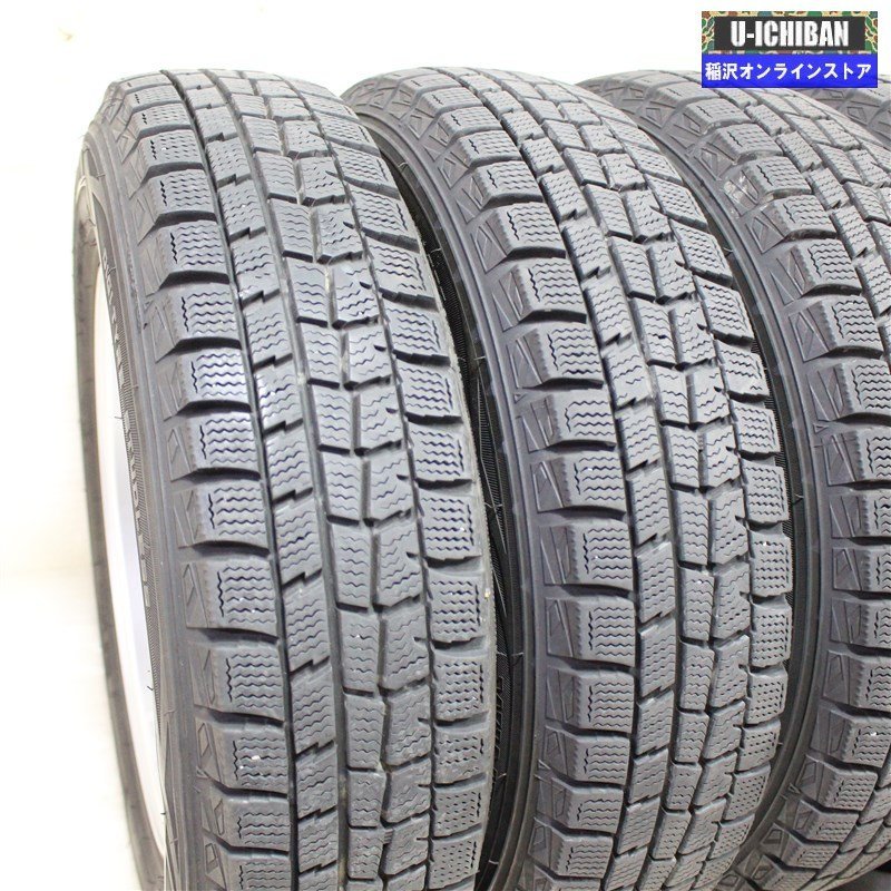 145/80R13 軽 軽自動車 等 CLX 4-13+43 4H100 ダンロップ WM01 13インチ スタッドレス 4本セット 009kの画像8