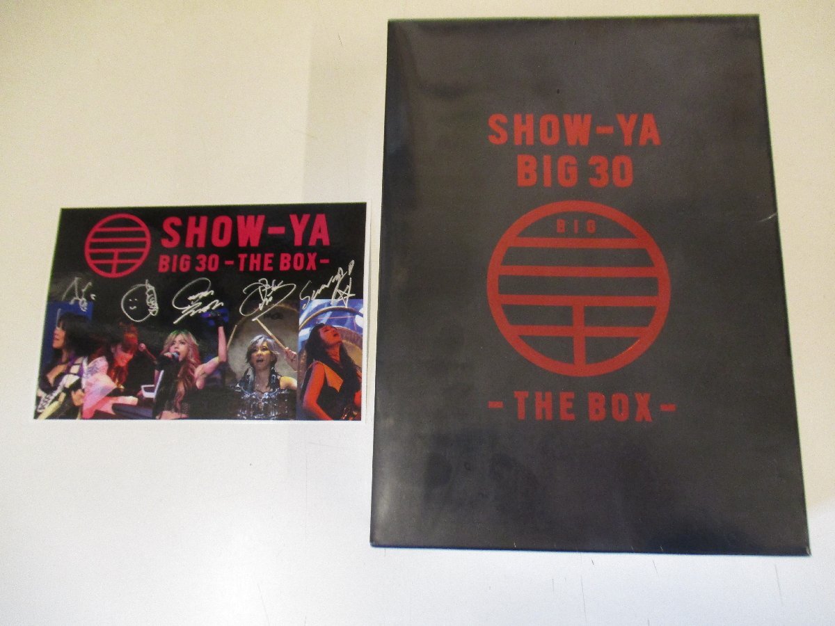 直筆サイン入りステッカー付属！ 未開封 4CD＋4DVD 『SHOW-YA / BIG 30 -THE BOX-』 (Z12)