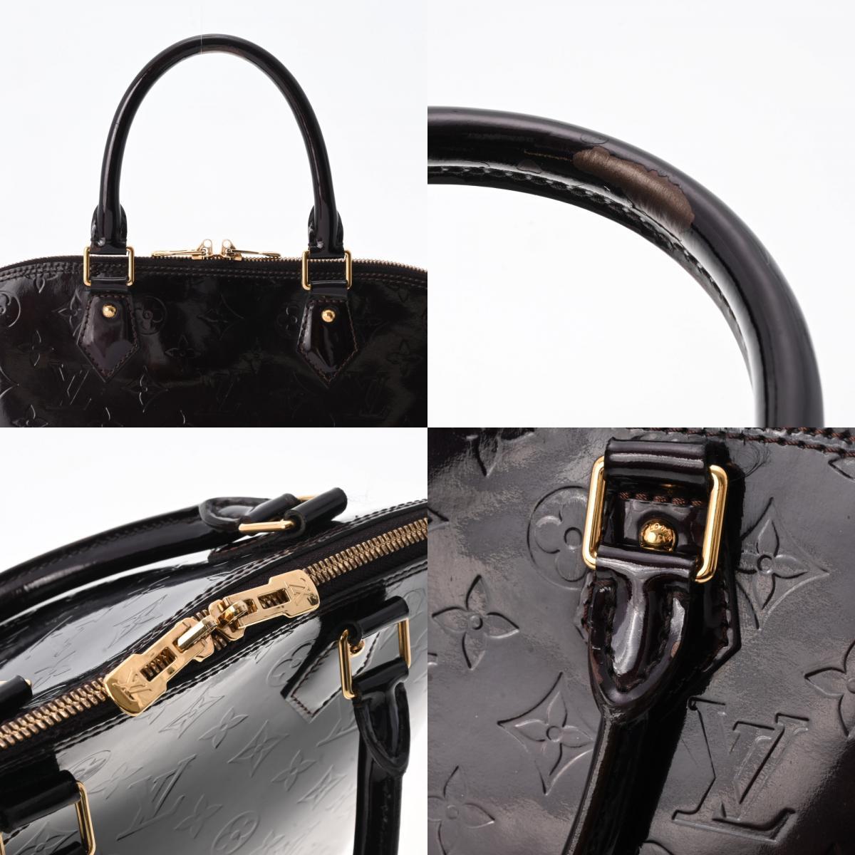 LOUIS VUITTON ルイヴィトン ヴェルニ アルマ GM アマラント M93595