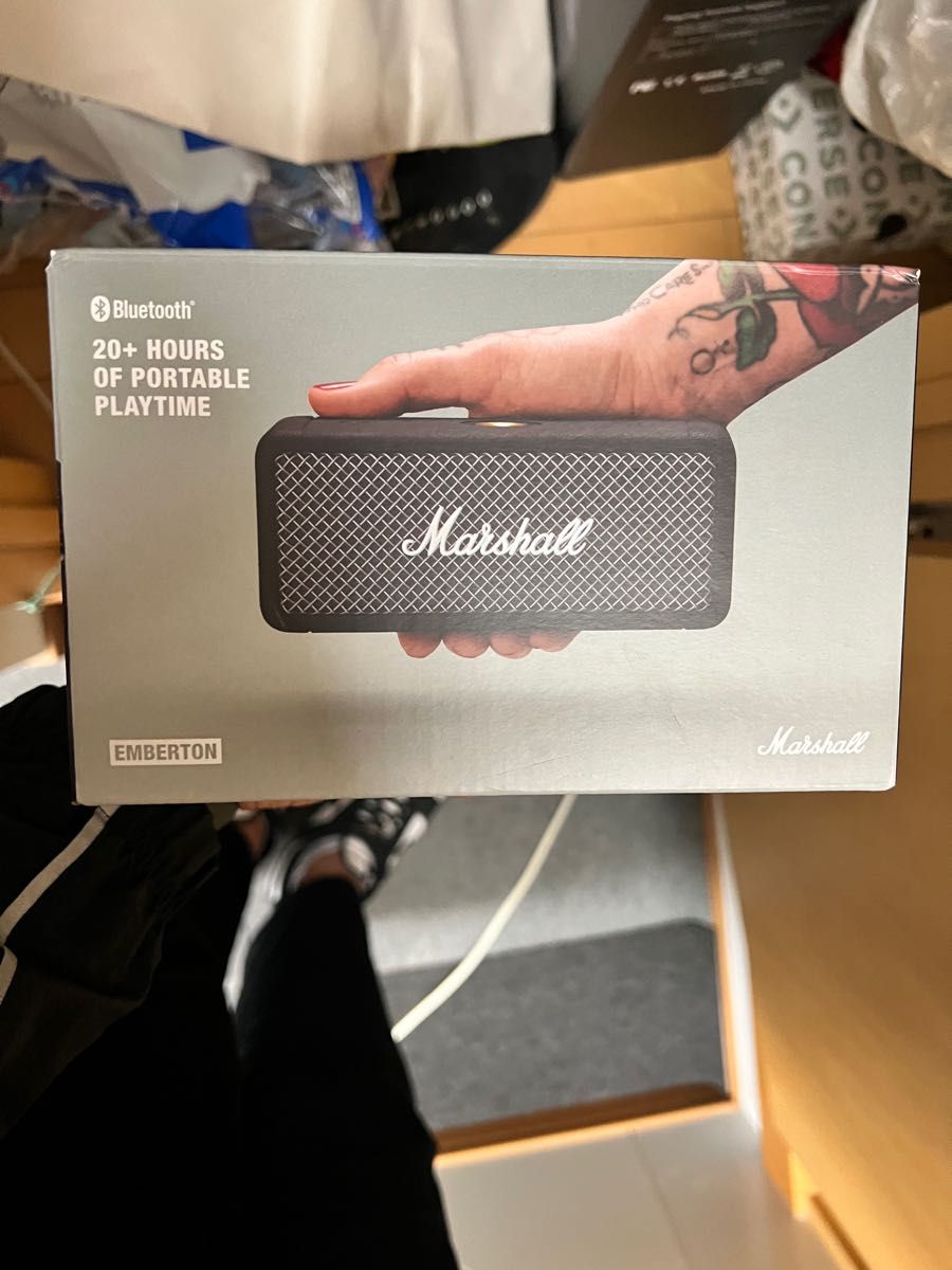 新品NEW】 Marshall Emberton スピーカー ブラックの通販 by