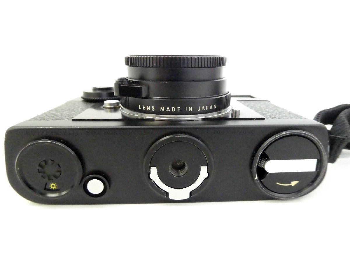 □ LEICA CL ライカ Leitz WETZLAR レンジファインダー フィルムカメラ レンズ MINOLTA M-ROKKOR 1:2 f=40mmの画像7