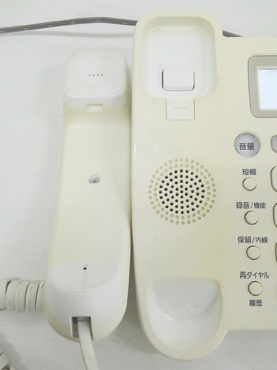 ● Pioneer パイオニア 電話機 TF-SA15S-W ホワイト 親機 子機 セット 説明書付きの画像3