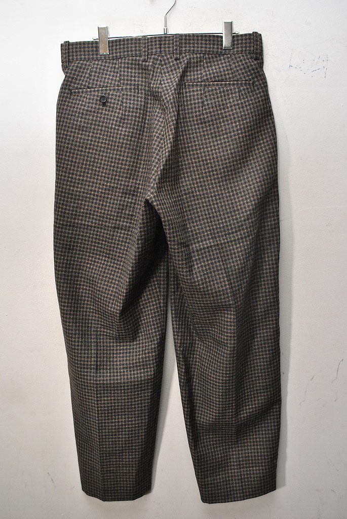 名作 Shetland SCYE Wool サイ/パンツ/チェック/ウール/40 Trousers