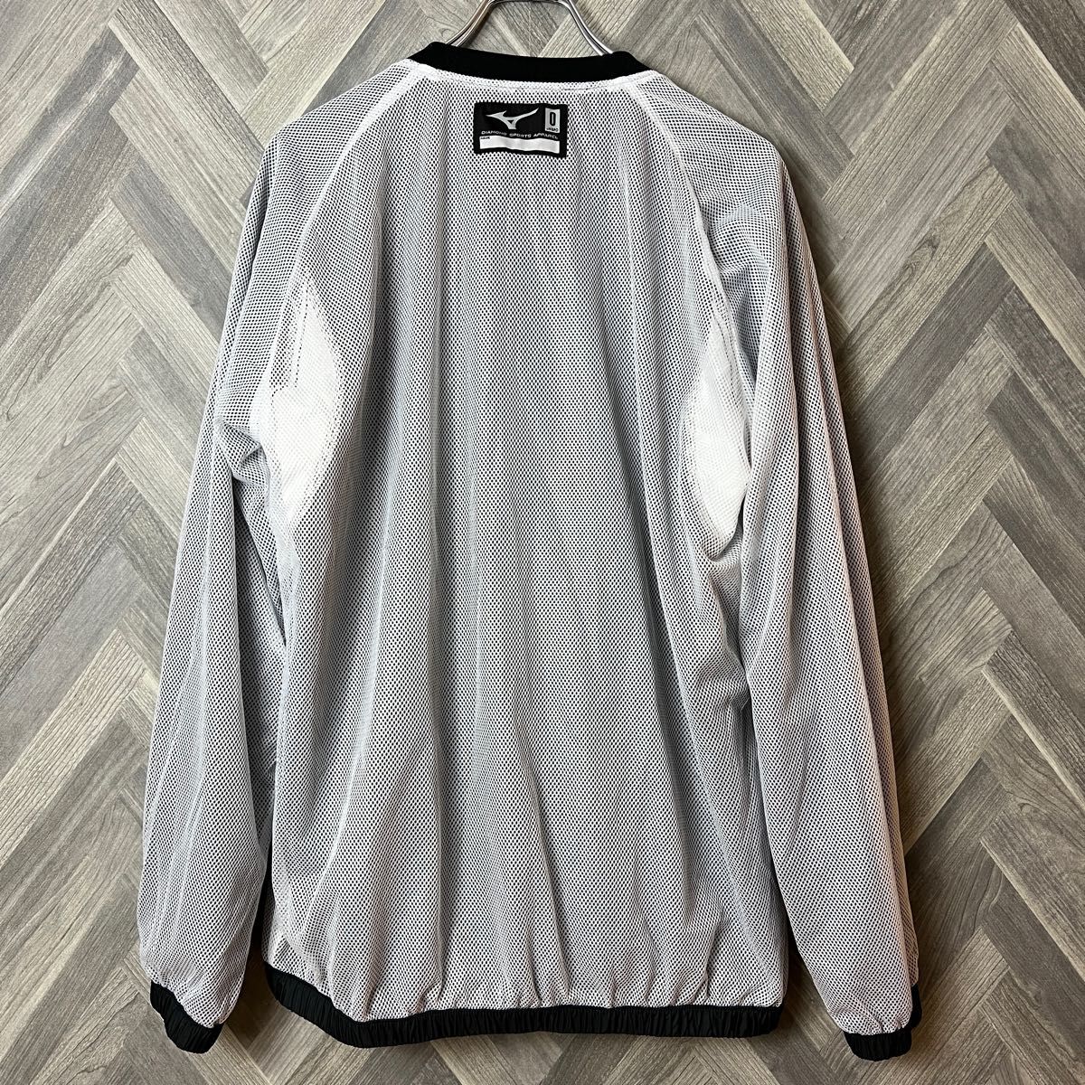 超美品】ミズノ mizuno プルオーバー ナイロン メンズOサイズ 超美品】ミズノ mizuno プルオーバー ナイロン メンズOサイズ