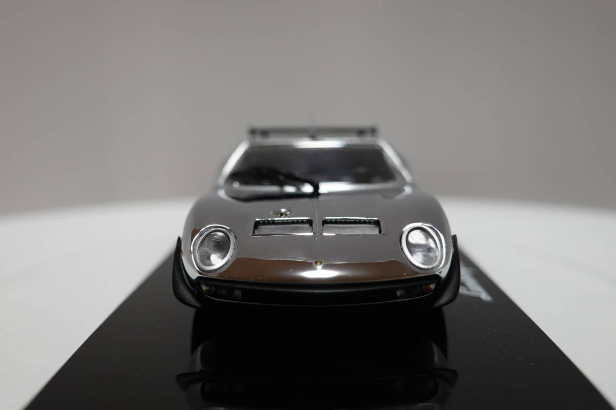 絶版レア京商表参道ヒルズ記念 1/43 ランボルギーニイオタLANORGHINI JOTA SVR Chrome 05-230131_画像5