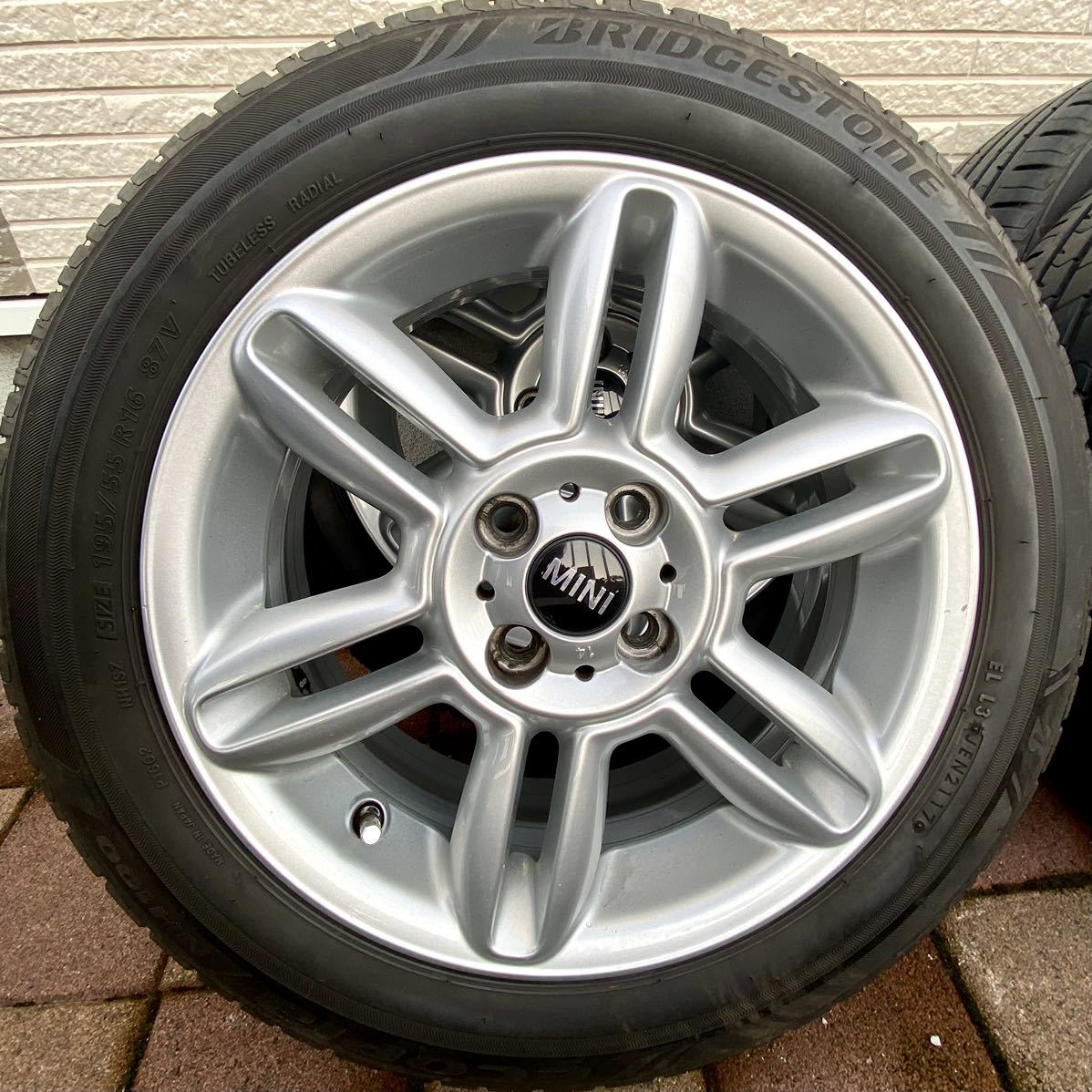 BMW MINI 純正 16インチ アルミホイール ブリヂストン195/55R16 4本