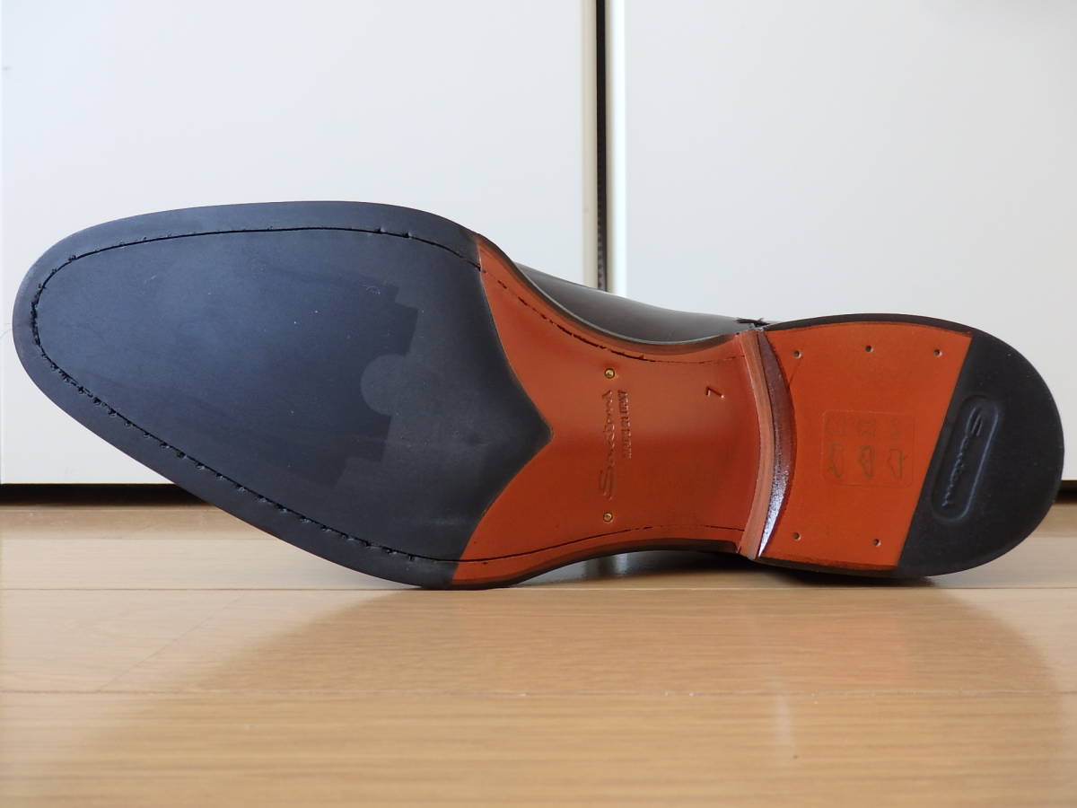 ☆新品! 最高級! サントーニ Santoni サイドゴアブーツ B29D DBR 7