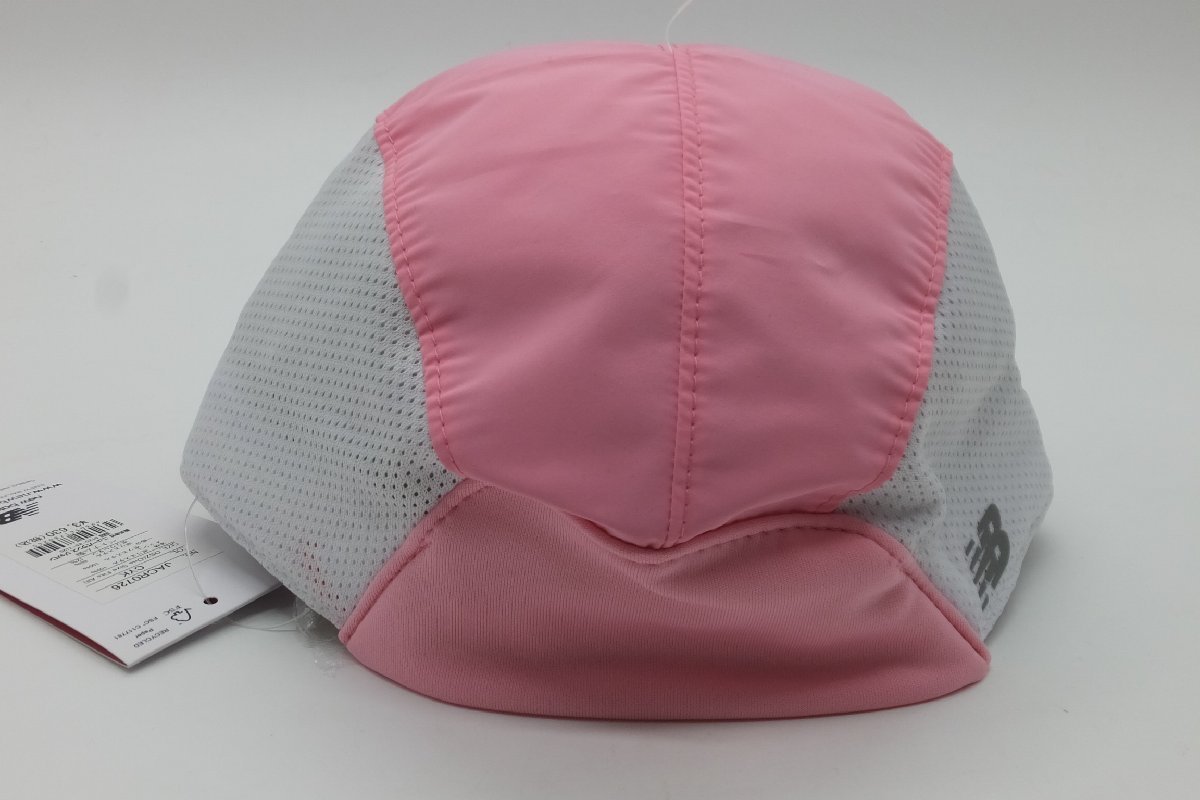 ■【YS-1】 ニューバランス New Balance ■ キャップ 帽子 ■ 未使用品 ■ フリーサイズ ピンク系 × ホワイト系 【同梱可能商品】■A_画像4