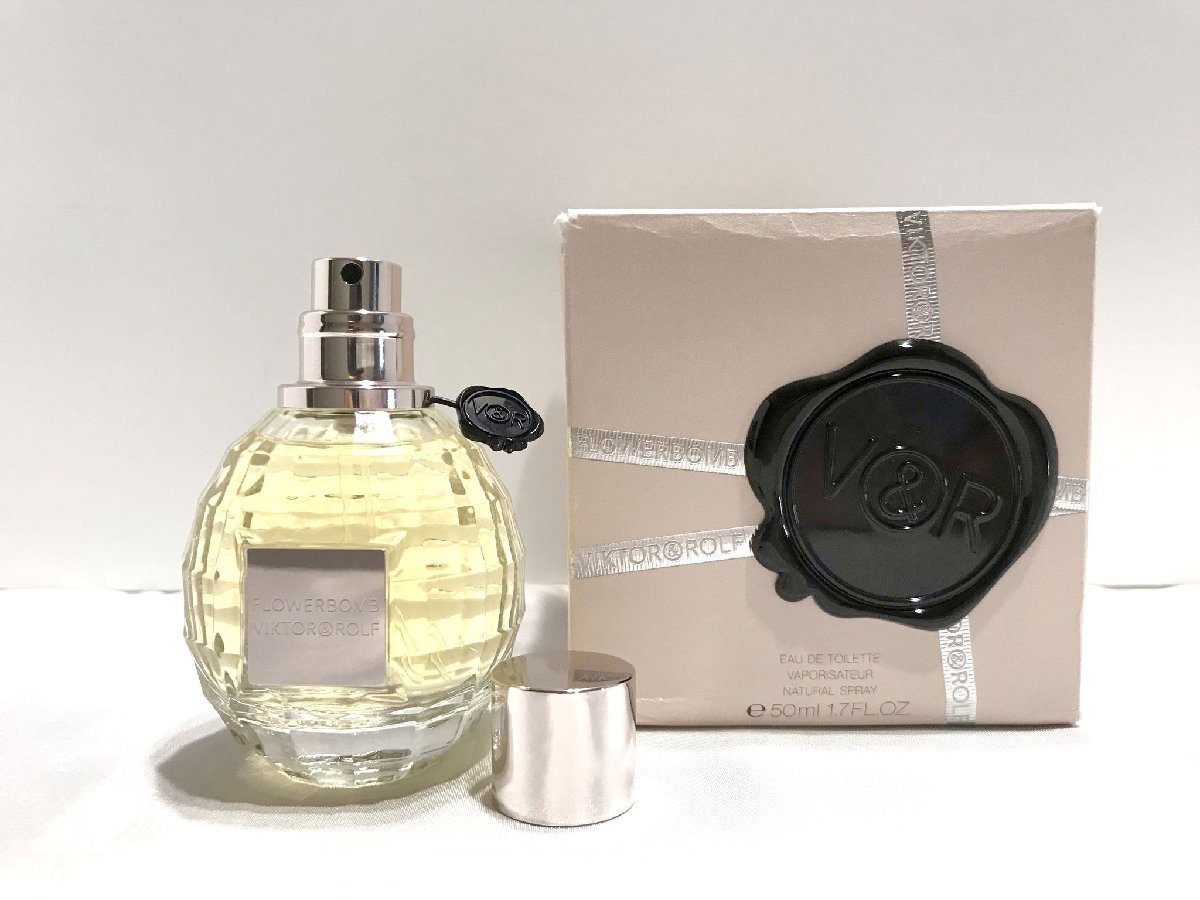 ■【YS-1】香水 ■ VIKTOR＆ROLF ヴィクター＆ロルフ ■ フラワーボム オードトワレ EDT 50ml SP ■ 残量95％ 元箱有 【同梱可能商品】■D_画像2