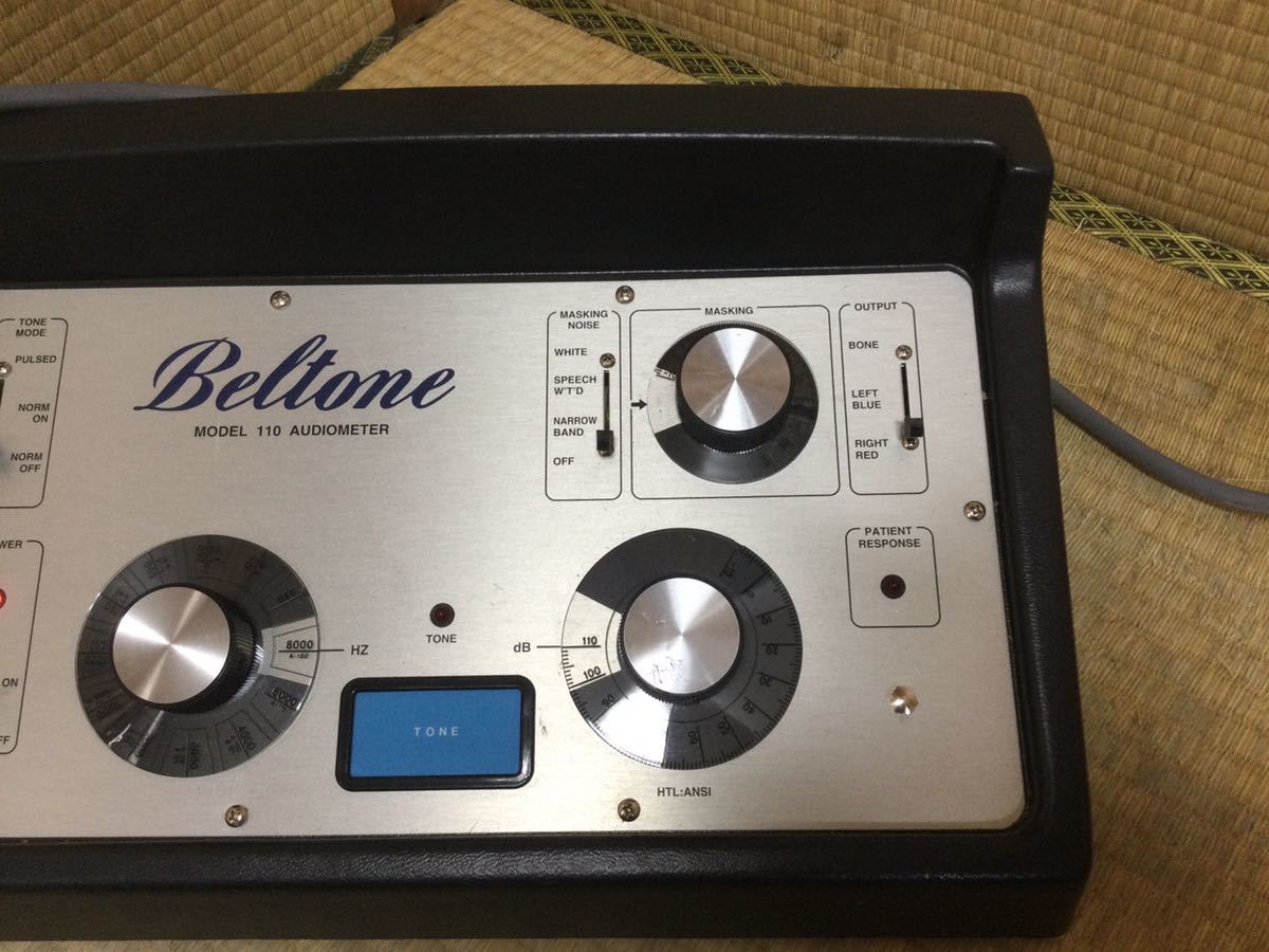 ☆ Beltone ベルトーン 測定器 Model 110 AUDIO METER オージオ