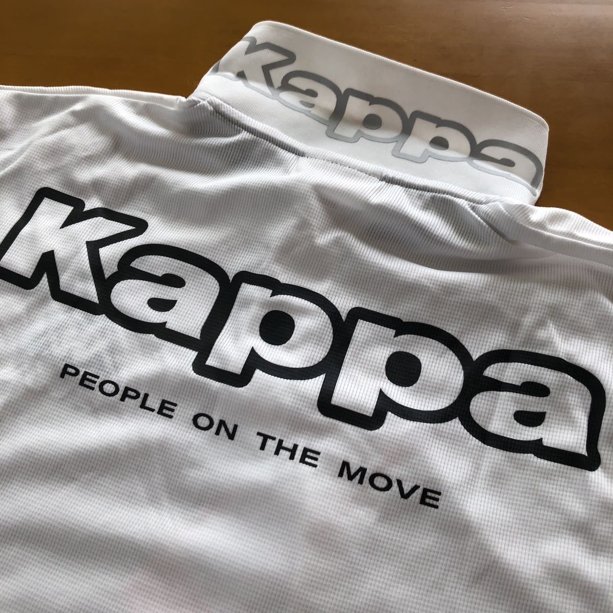  новый товар Kappa Kappa рубашка-поло с коротким рукавом Sara Sara удобный M белый 