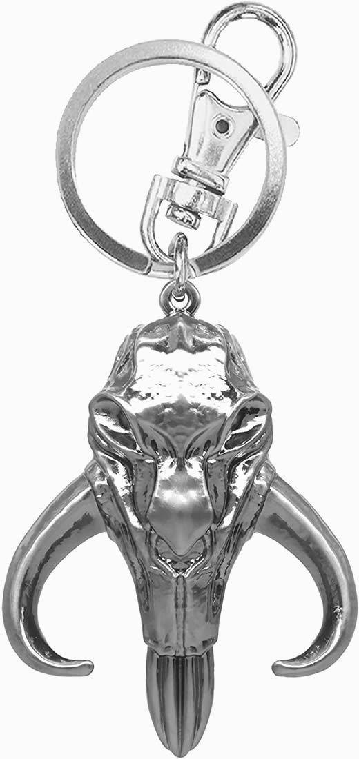 Star Wars ( Звездные войны ) Mandalorian Skull( man daro Lien * Skull )Pewter Key Ring metal модель кольцо для ключей брелок для ключа 
