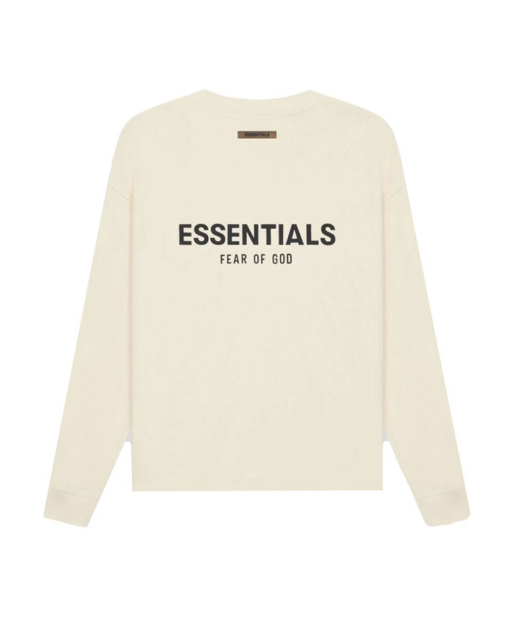 新品未使用 エッセンシャルズ ESSENTIALS 21SS BACK LOGO LS TEE-CREAM-L