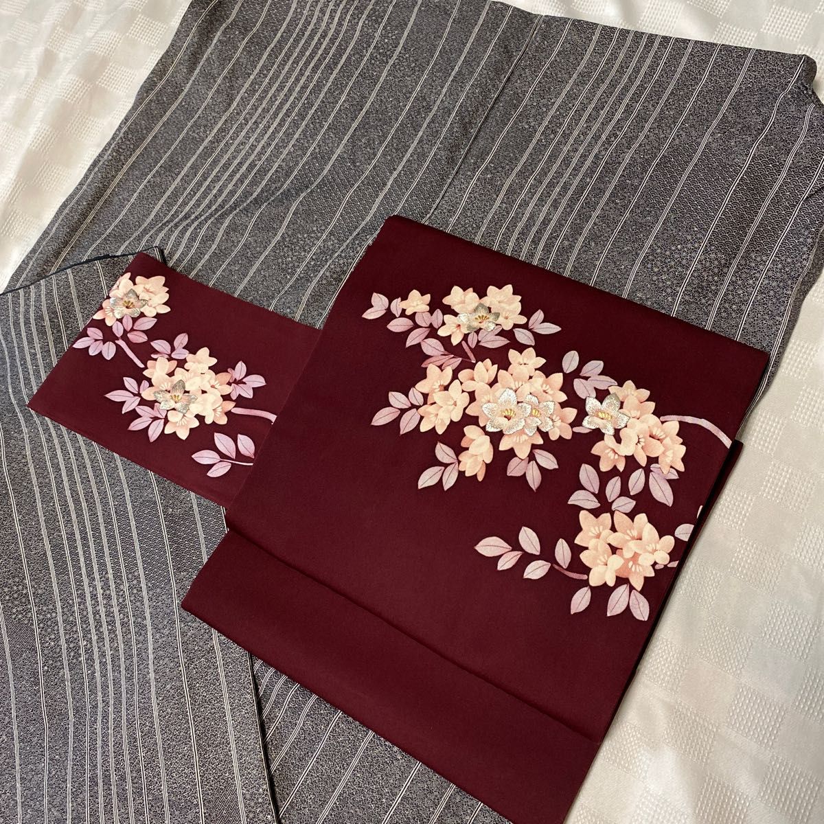 名古屋帯 花柄 染め 刺繍 さつき つつじ|Yahoo!フリマ(旧 名古屋帯 花柄 染め 刺繍 さつき つつじ|Yahoo!フリマ(旧