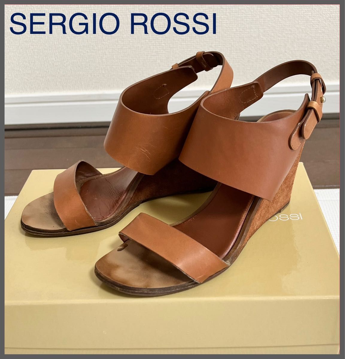 【Sergio Rossi】ウェッジサンダル