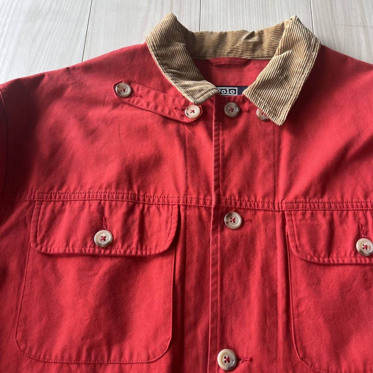名作】80s90s Polo by Ralph Lauren ワーデンジャケット サンプリング