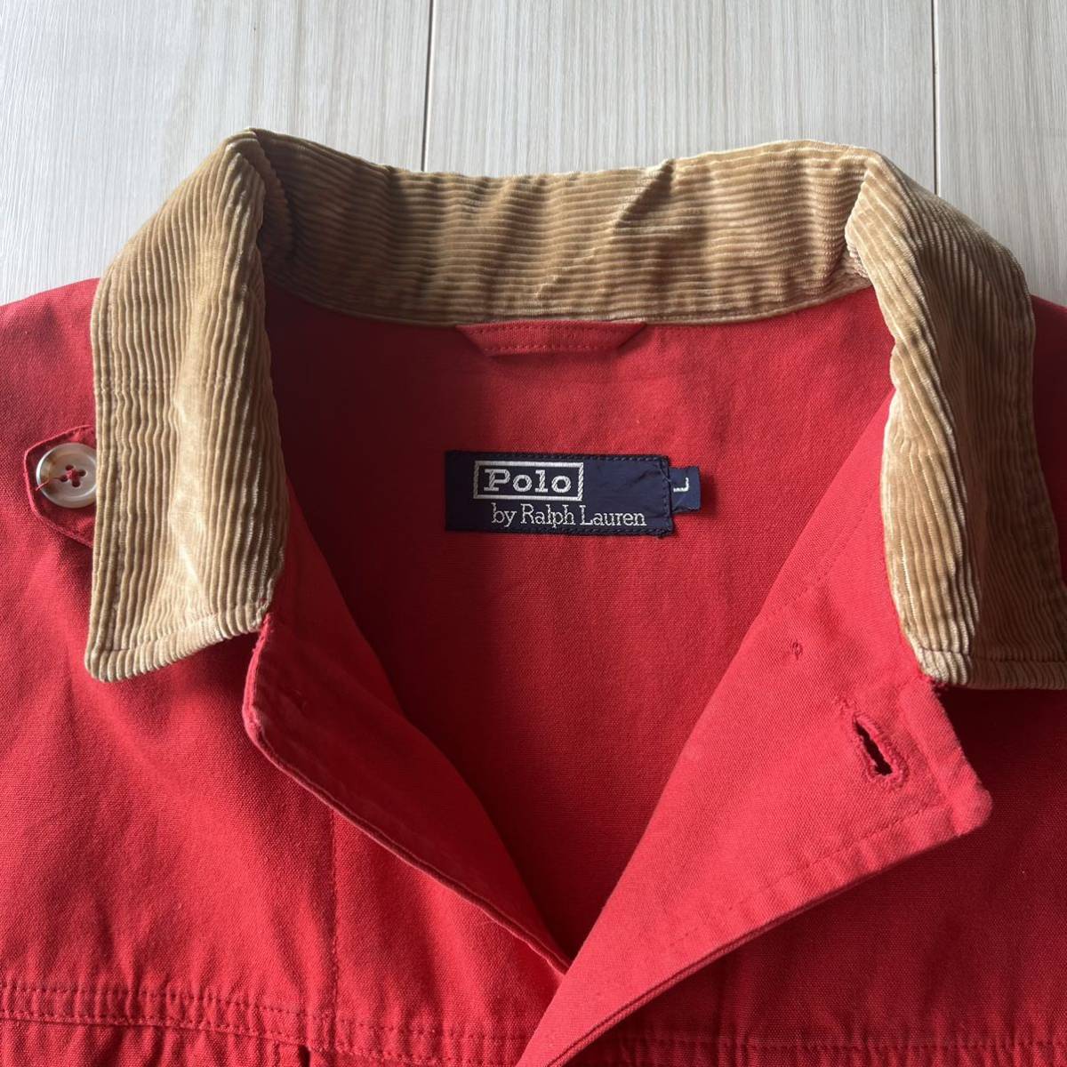 名作】80s90s Polo by Ralph Lauren ワーデンジャケット サンプリング
