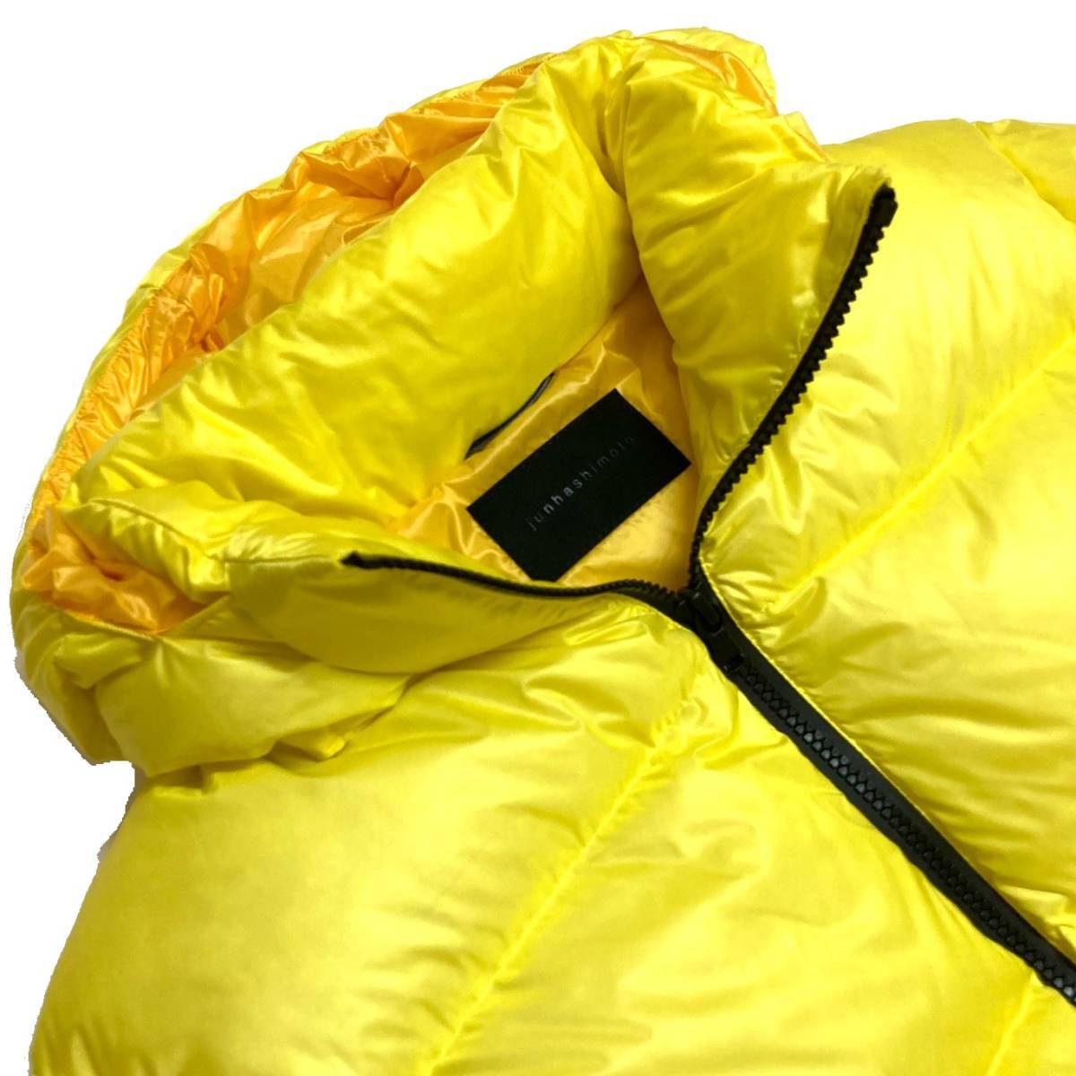 定価6.5万 junhashimoto SOFT NYLON 3WAY DOWN BLOUSON 5 YELLOW ジュンハシモト ソフトナイロン3WAYダウンジャケット ブルゾン akm wjk 8