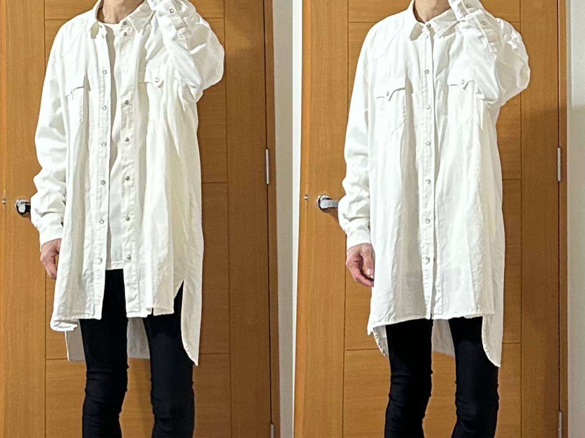 国内正規品 22SS CELINE PAINTER SHIRT WESTERN WHITE DENIM XL 国内正規品 22SS CELINE PAINTER SHIRT WESTERN WHITE DENIM XL
