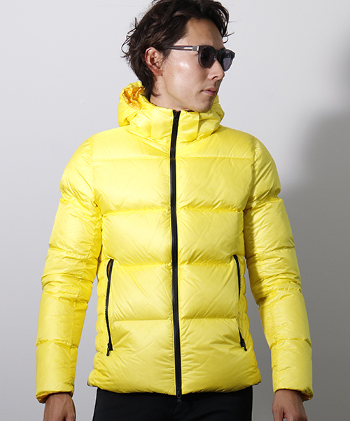 定価6.5万 junhashimoto SOFT NYLON 3WAY DOWN BLOUSON 5 YELLOW ジュンハシモト ソフトナイロン3WAYダウンジャケット ブルゾン akm wjk 4