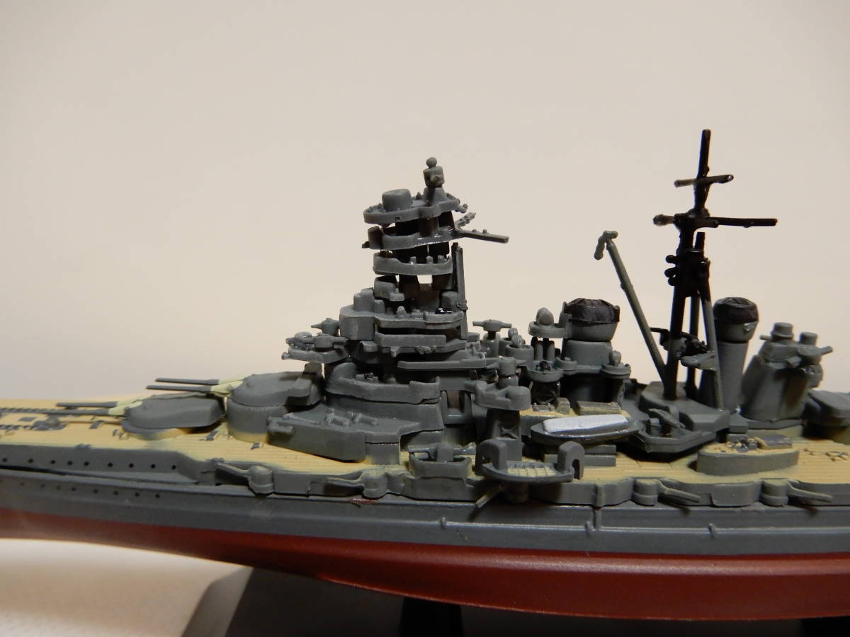  world. army . collection 7 battleship Kirishima 1942 year Japan navy 1/1100 Eagle Moss EAGLEMOSS harlequin large Japan . country navy ....