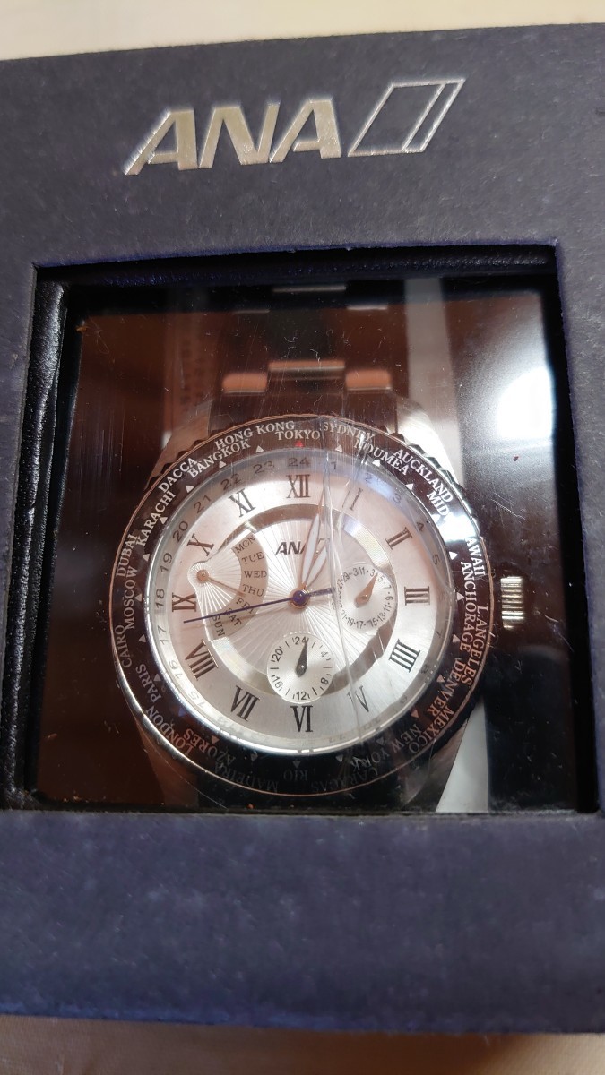 最も激安 箱付き 限定 ANA機内販売購入 リングチェンジ 腕時計 - 時計