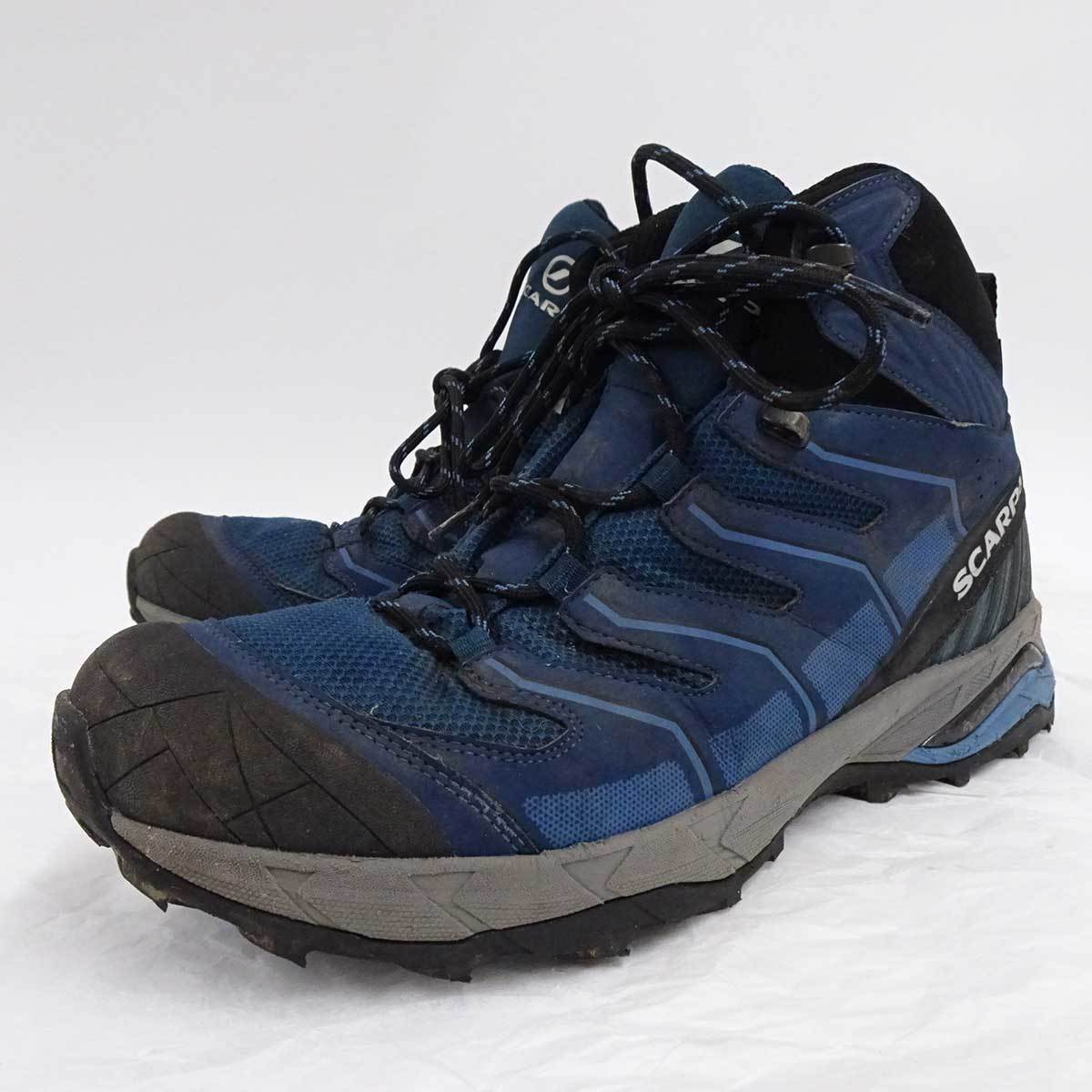 中古】スカルパ マーベリックミッドGTX EU44 (28.5cm) ブルーライト