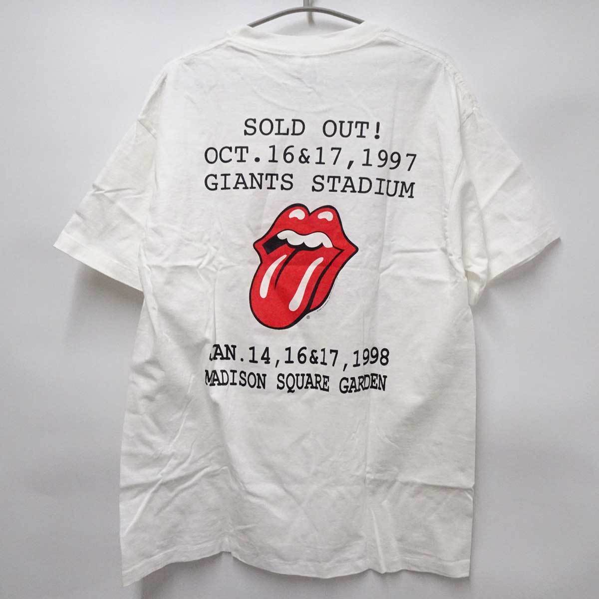 【中古】THE ROLLING STONES I Love NY Tシャツ 1997/1998 USツアー バンドTシャツ ローリングストーンズ XL ビンテージ_画像4