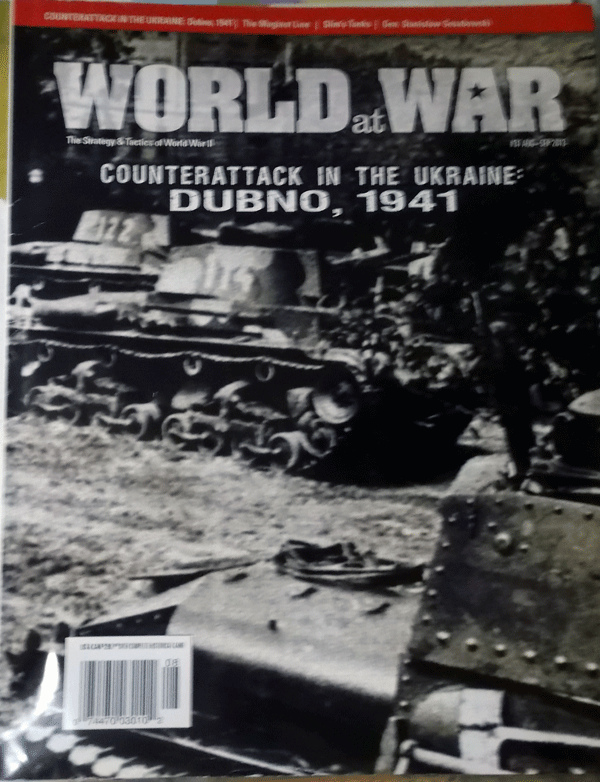 DG/WORLD AT WAR NO.31/COUNTERATTACK IN THE UKRAINE:DUBNO,1941/駒未切断/日本語訳無し - ウォーゲーム DG/WORLD AT WAR NO.31/COUNTERATTACK IN THE UKRAINE:DUBNO,1941/駒未切断/日本語訳無し - ウォーゲーム