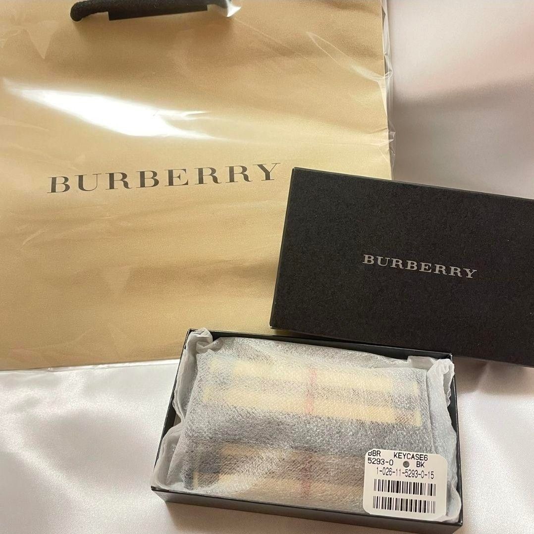 【新品未使用】BURBERRY バーバリー 6連キーケース タグ付き