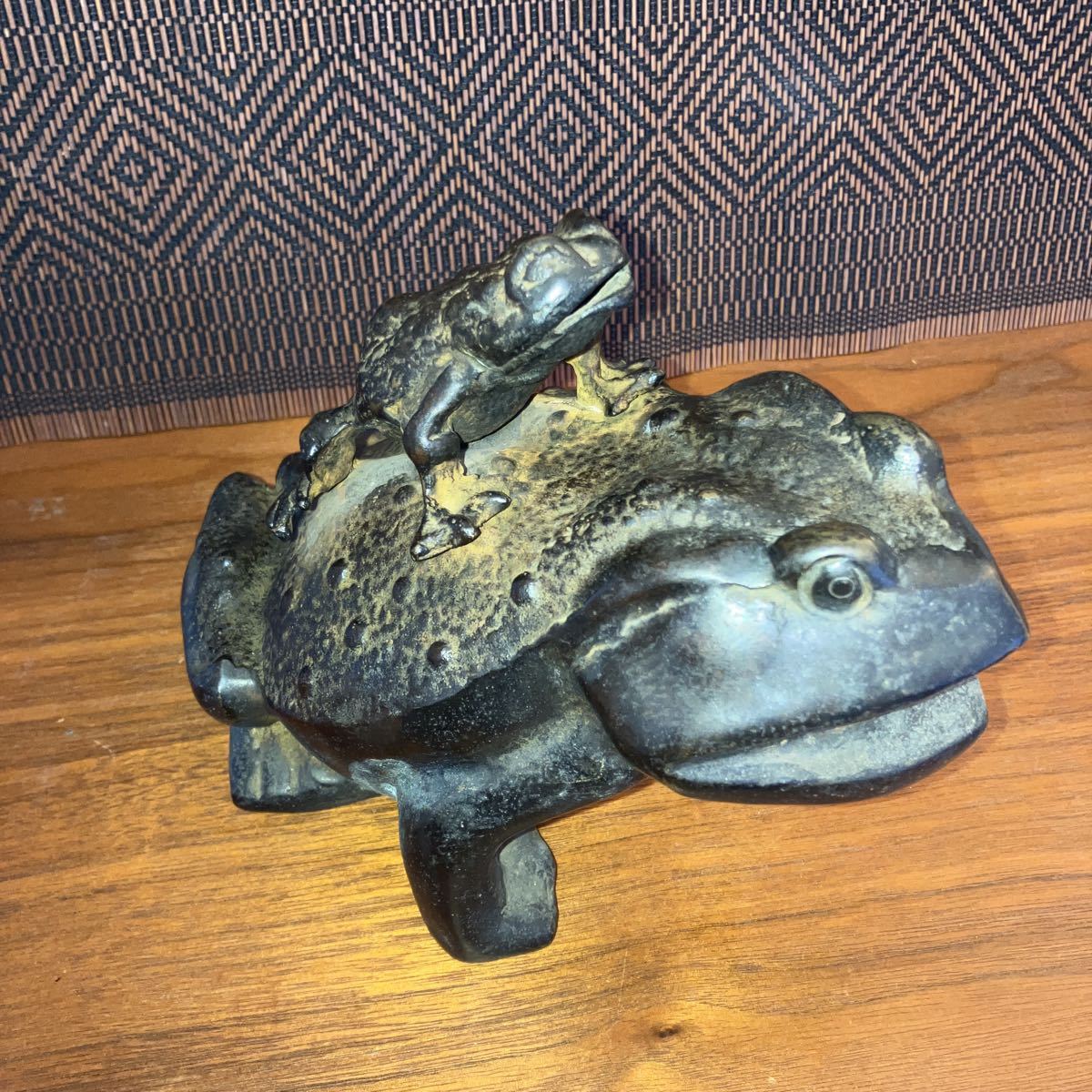 蛙　銅製