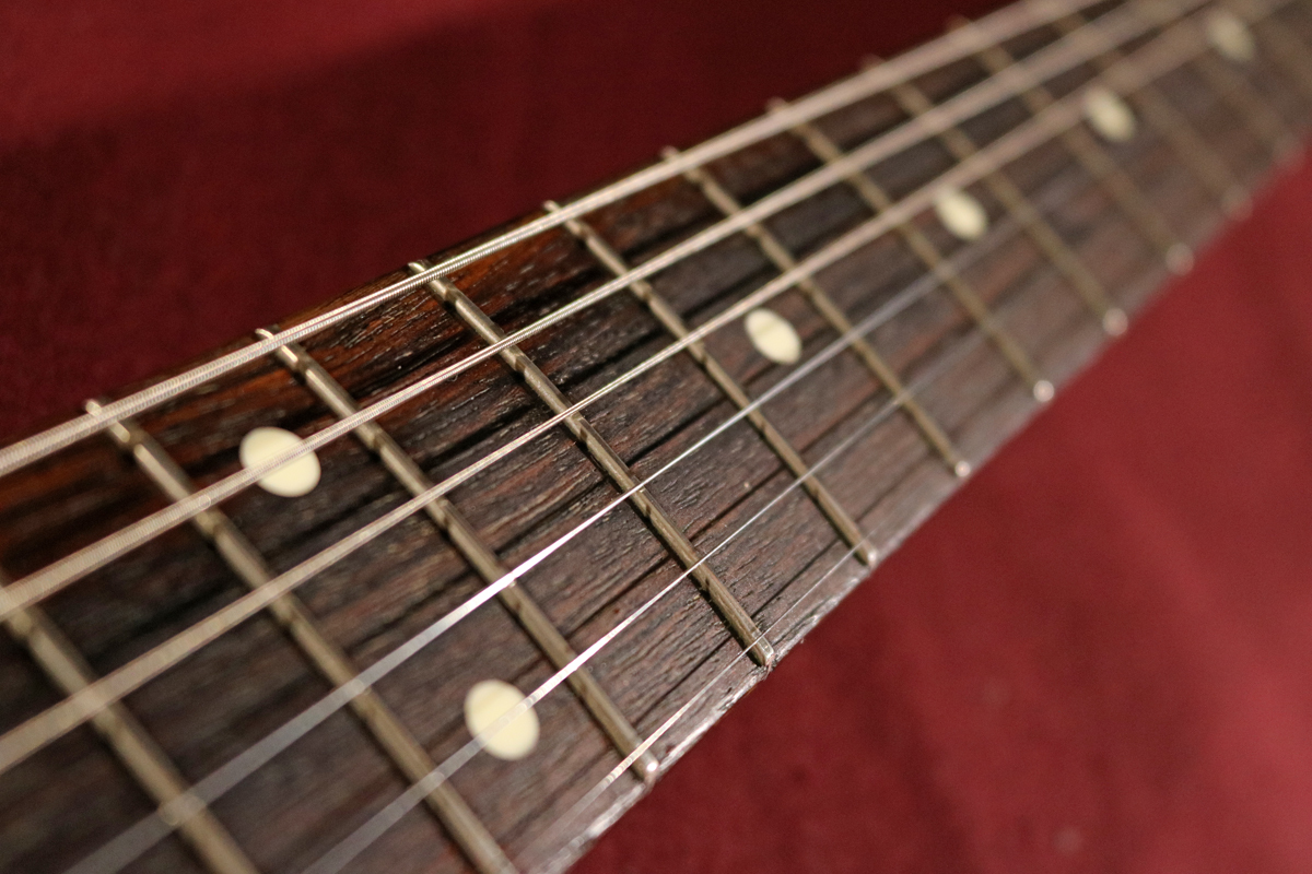 【Fender Japan】ST62（mod）'62 Stratocaster Trino or Dakota Red（EMG S-S-H PU搭載／Eシリアル／ローズウッド指板）フジゲン 日本製の画像7