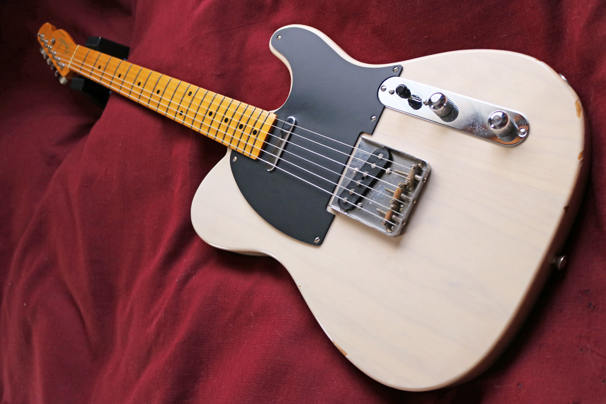 【Fender Japan】TL52-TX（USB）'52 Telecaster US Blonde（Texas Special PU搭載／メイプル1pc・Vシェイプネック／マイナスねじ）の画像1