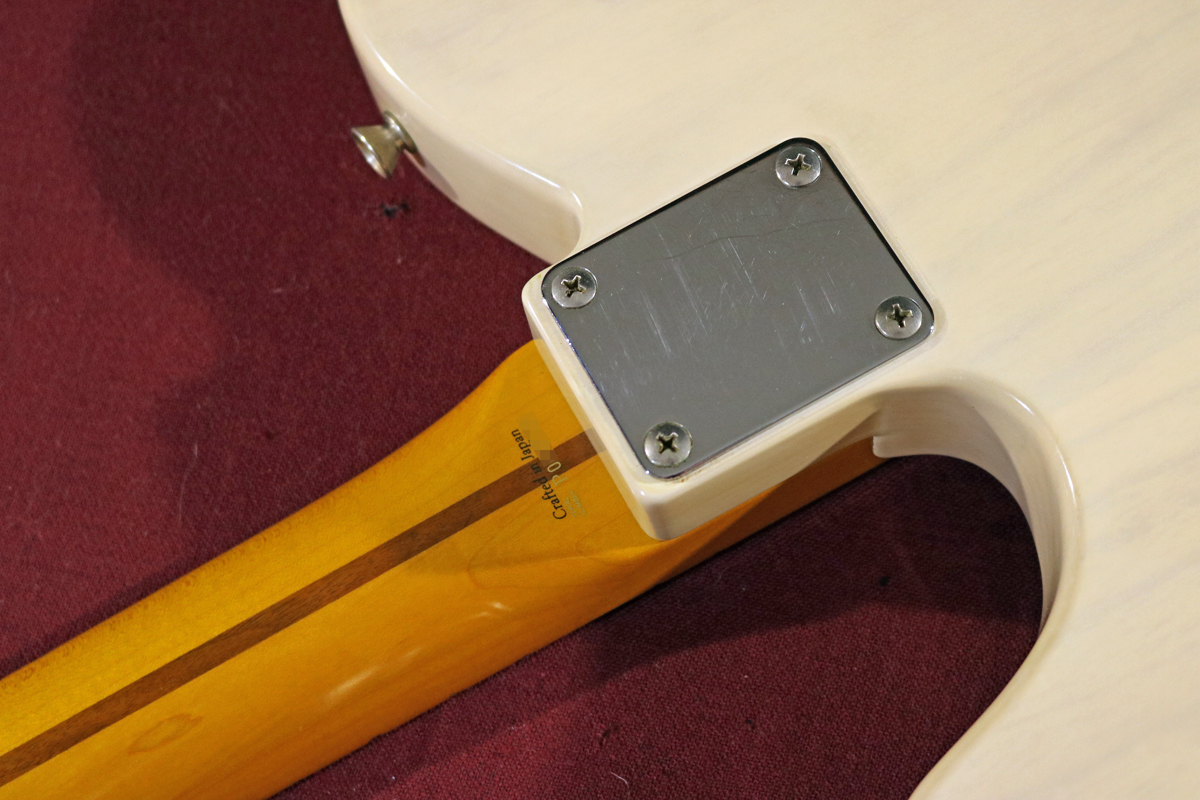 【Fender Japan】TL52-TX（USB）'52 Telecaster US Blonde（Texas Special PU搭載／メイプル1pc・Vシェイプネック／マイナスねじ）の画像5