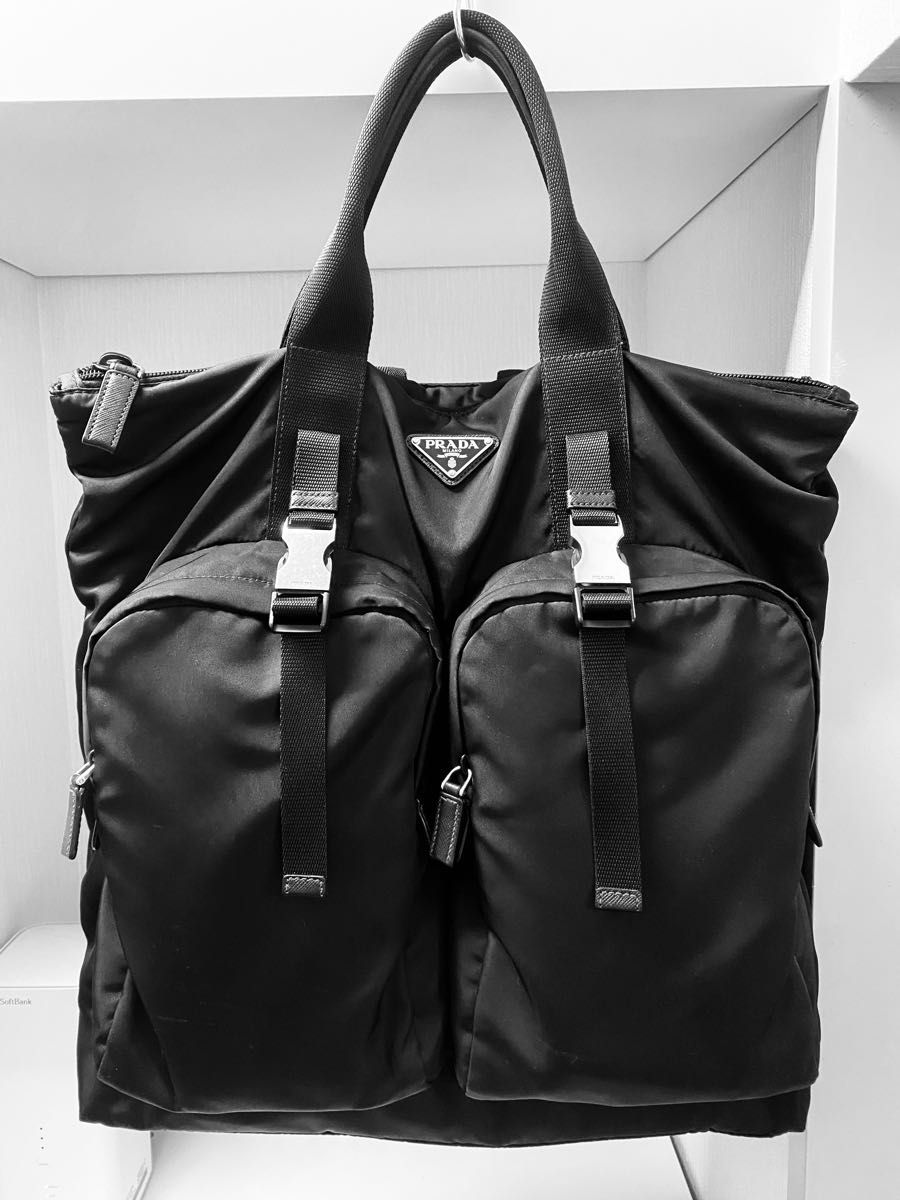 14時までの注文で即日配送 【希少】PRADA バックパック/トートバッグ 14時までの注文で即日配送 【希少】PRADA バックパック/トートバッグ