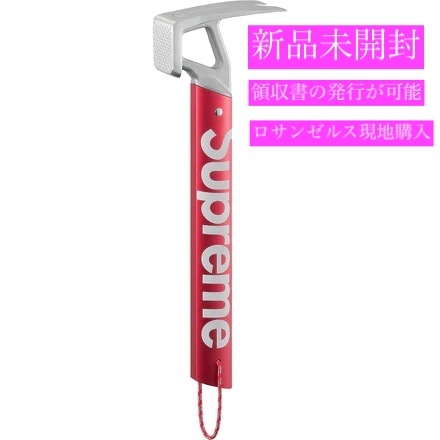 大好き シュプリーム Supreme MSR CAMP HAMMER, ハンマー, レッド 現地