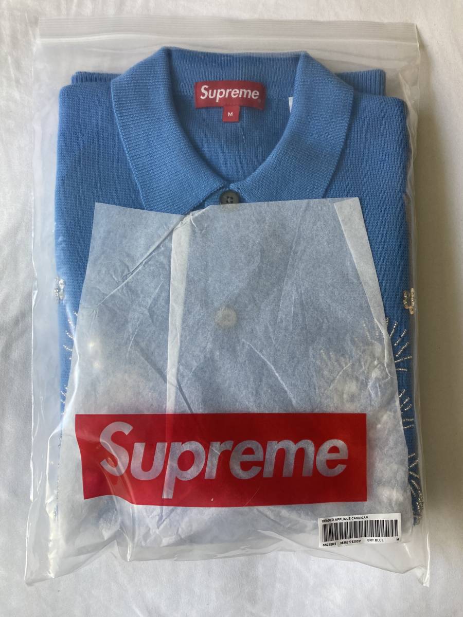 Supreme Beaded Applique Cardigan Lサイズ 通信販売 www