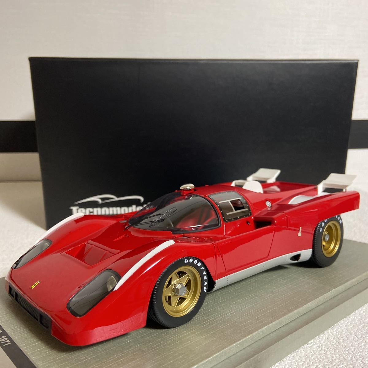 ★テクノモデル／Tecnomodel・ミトスシリーズ1/18 ★ フェラーリ F.512M 1971 ★プレス・ロッソ・コルサ・テストバージョン ★100台限定_画像1